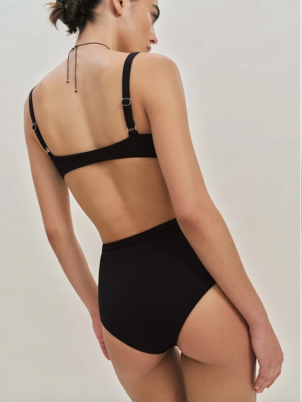 Reformation Azure Bikini Bottom Black - Size S - Picture 3 of 5
